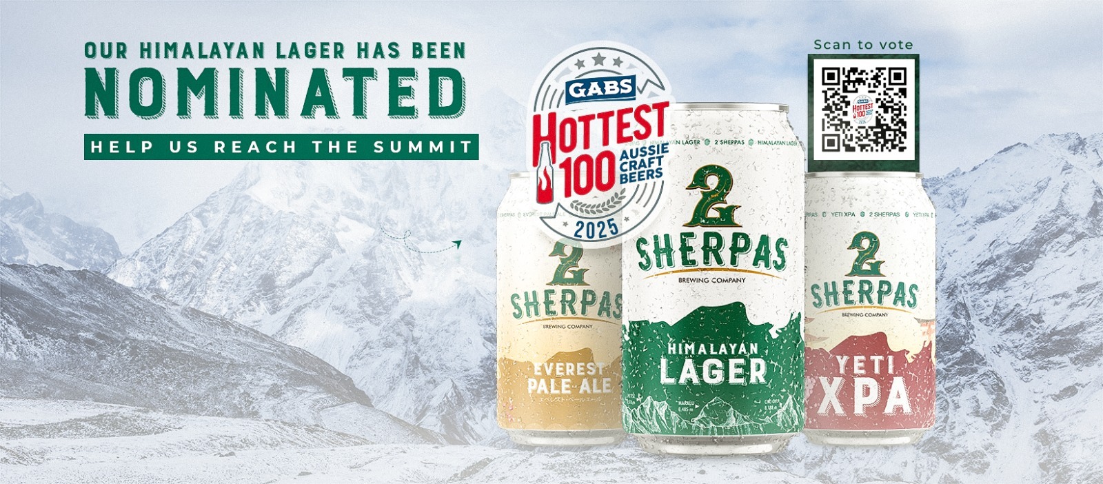 2 Sherpas Banner